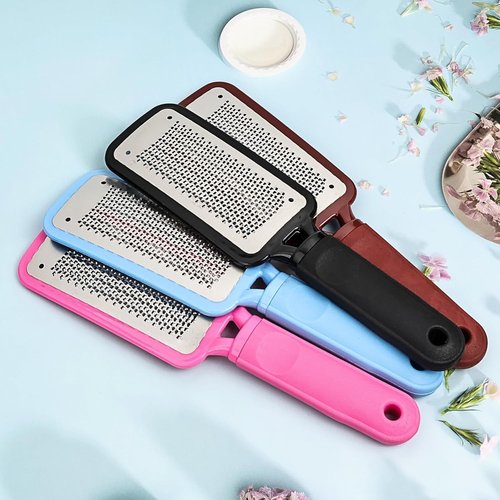 Skiennix Professional Foot Care Pedicure File - Stainless Steel Dead Skin & Callus Remover | Black