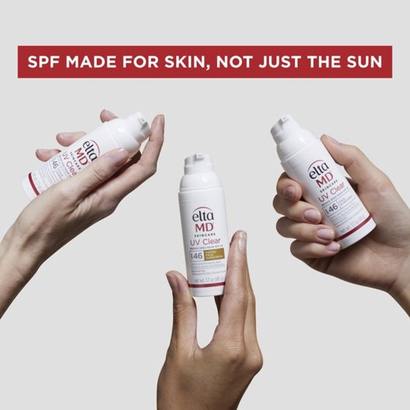 EltaMD UV Active Mineral Sunscreen with Zinc Oxide, Water Resistant Sunscreen SPF 50+ Up to 80 Minutes, Oil Free SPF for Face and Body, 3.0 oz Tube