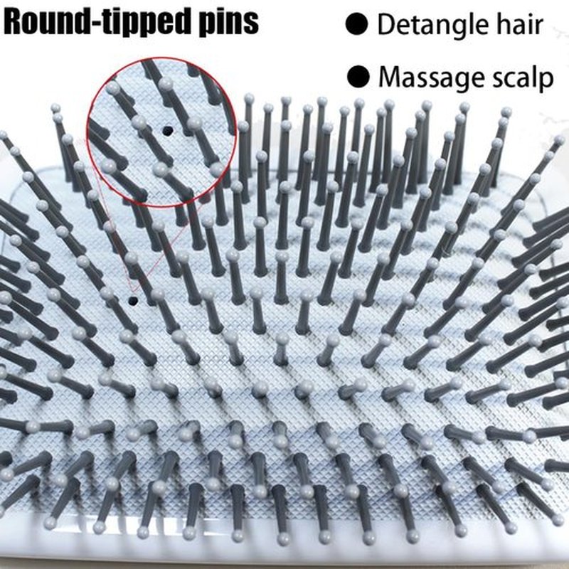 Skiennix Detangling Paddle Brush - Anti-Frizz Hairbrush for Blow Drying & Straightening | Wet/Dry Use