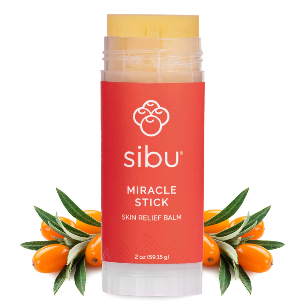 sibu Miracle Stick, Made with Premium Himalayan Sea Buckthorn (1-Year Supply) – Great for Dry Skin, Bug Bites, Sunburn, Windburn, and Chafing
