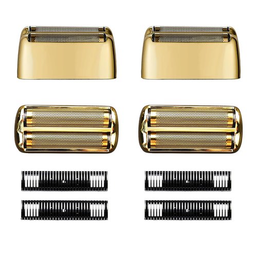 BaBylissPRO Shaver Replacement Foil & Cutters - Compatible with FXFS2 & Double Foil Shaver (Gold 2)