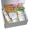 Natural Amor Spa Gift Set for Women – Handmade Soap, Bath Salt, Clay Mask & Candle with Bamboo Soap Dish, Relaxation Self Care Gift Box, Birthday Mothers Day Gift for Her
