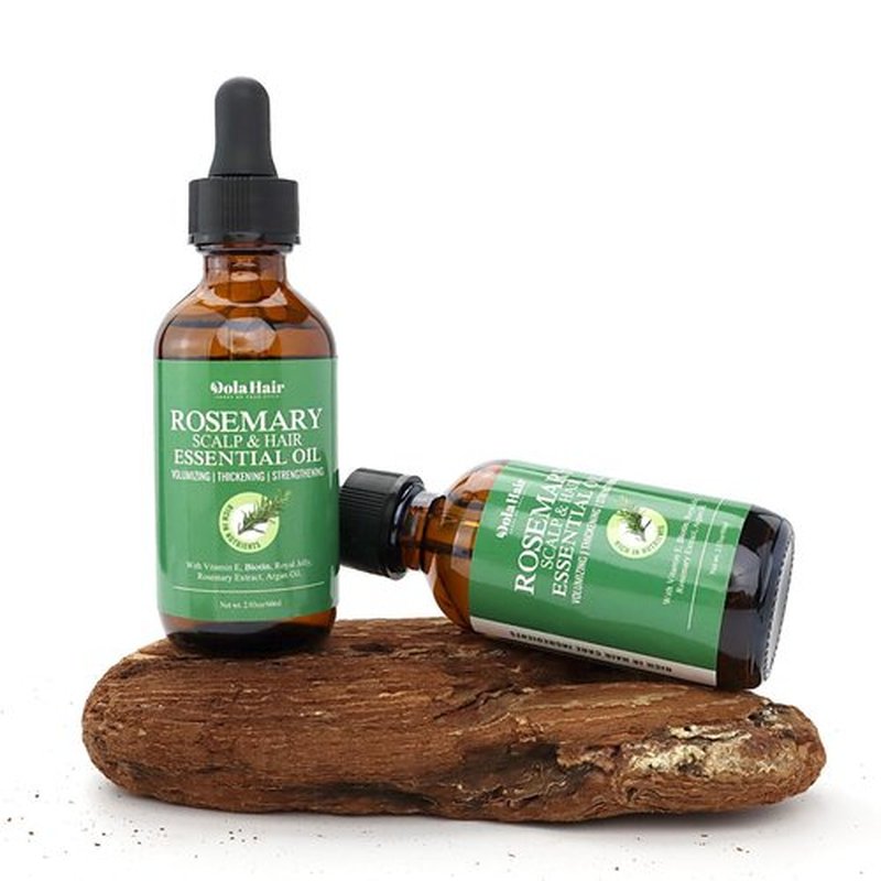 Dolahair Rosemary Hair Oil - Organic Essential for Hair Growth, Strengthens , Fights Dandruff & Prevents Greying, 2.03 Oz for Thin, Skin Healthy Scalp