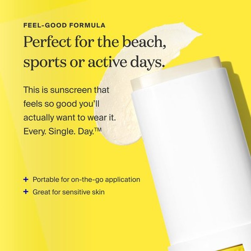 Supergoop! PLAY Mineral Stick SPF 50, 0.67 oz - On-the-Go Broad Spectrum Face Sunscreen - Water Resistant - Vegan