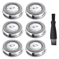 Poweka 6pcs HQ56 Replacement Shaver Heads for HQ3 HQ4 HQ55 HQ56 HQ6,Razor Shaving Heads Blade Compatible with Philipss Norelcos HQ300 HQ442 HQ916 HS190 HQ6990 Electric Shavers