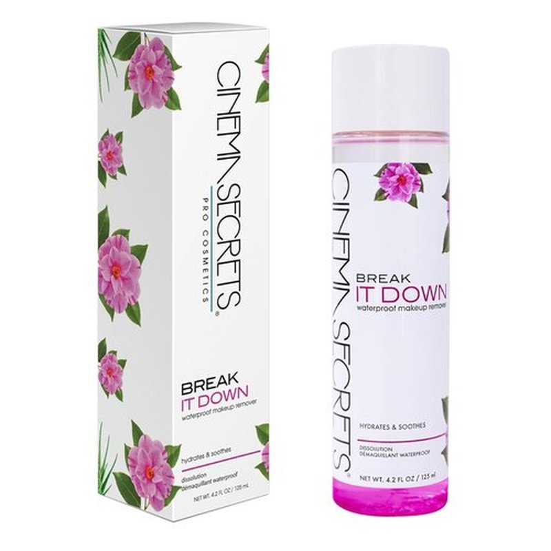 CINEMA SECRETS Break It Down Makeup Remover - Hydrating Dual-Phase Cleanser for Long-Wear Makeup