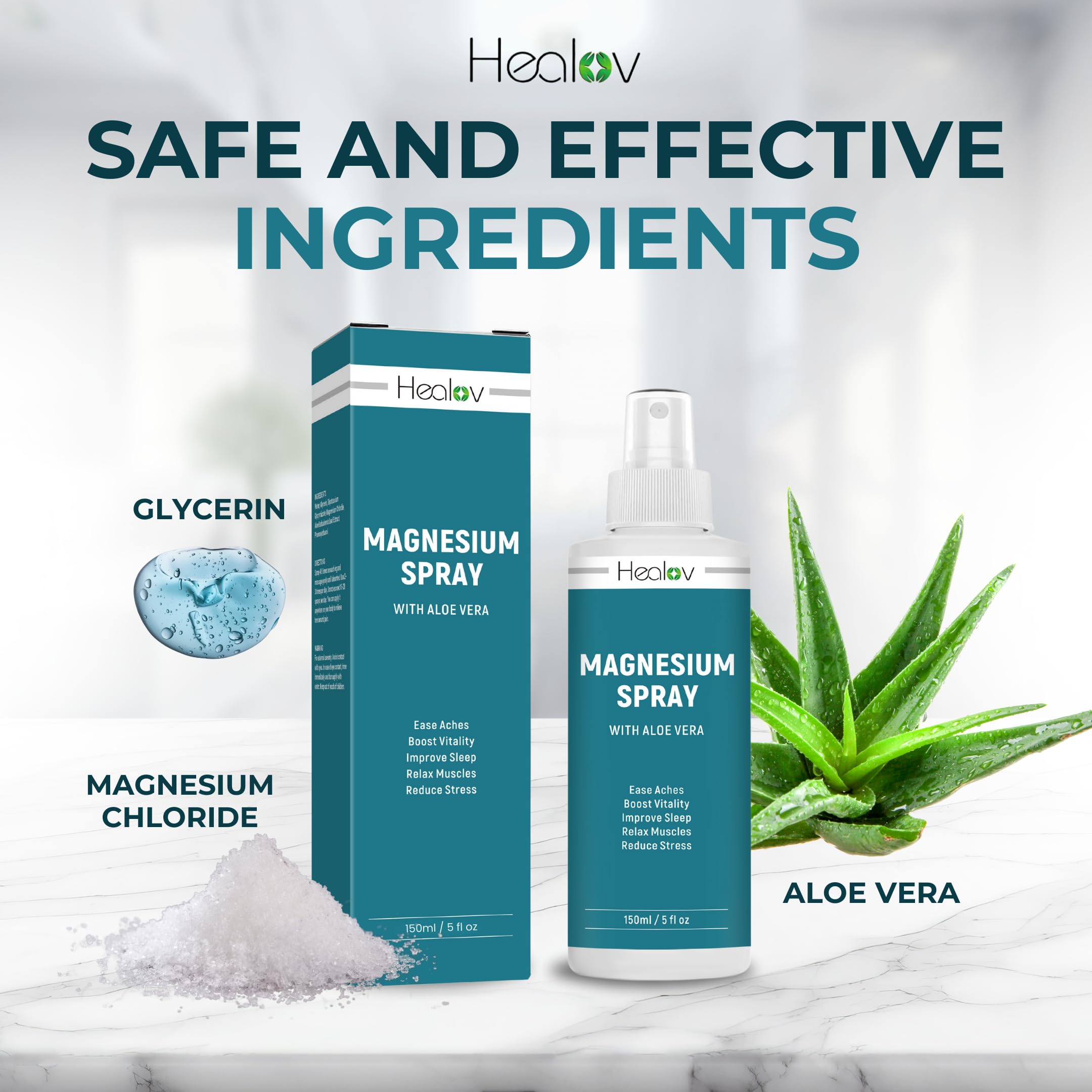 Magnesium Spray – Topical Magnesium Oil Extra Strength – Pure Soothing Relief & Relaxation for Better Sleep, Muscle Health, Leg & Joint Care – Natural Magnesium Body Spray for Feet, Non-Greasy