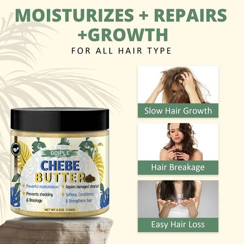 Natural Chebe Hair Oil for Hair Growth Chebe Oil Moisturizer for Scalp, African Chebe Powder for Hair Growth Stronger, Thicker, Longer Hair, 10 in 1 Chebe Hair Growth Oil Braid Bonnet for Sleeping