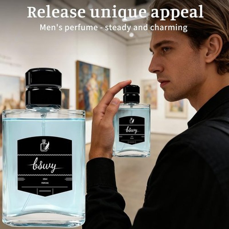C. Bleu - Men's Eau de Parfum | Long-Lasting Aromatic Woody Cologne with Citrus & Spicy Notes, 3.4fl oz