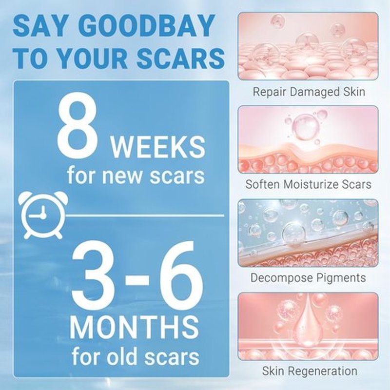 Kunyle Silicone Scar Gel, Scar Cream, Advanced Scar Stick for Surgical Scars, Stretch Marks, Keloid Bump Removal, Old and New Scars 0.70oz (20g)