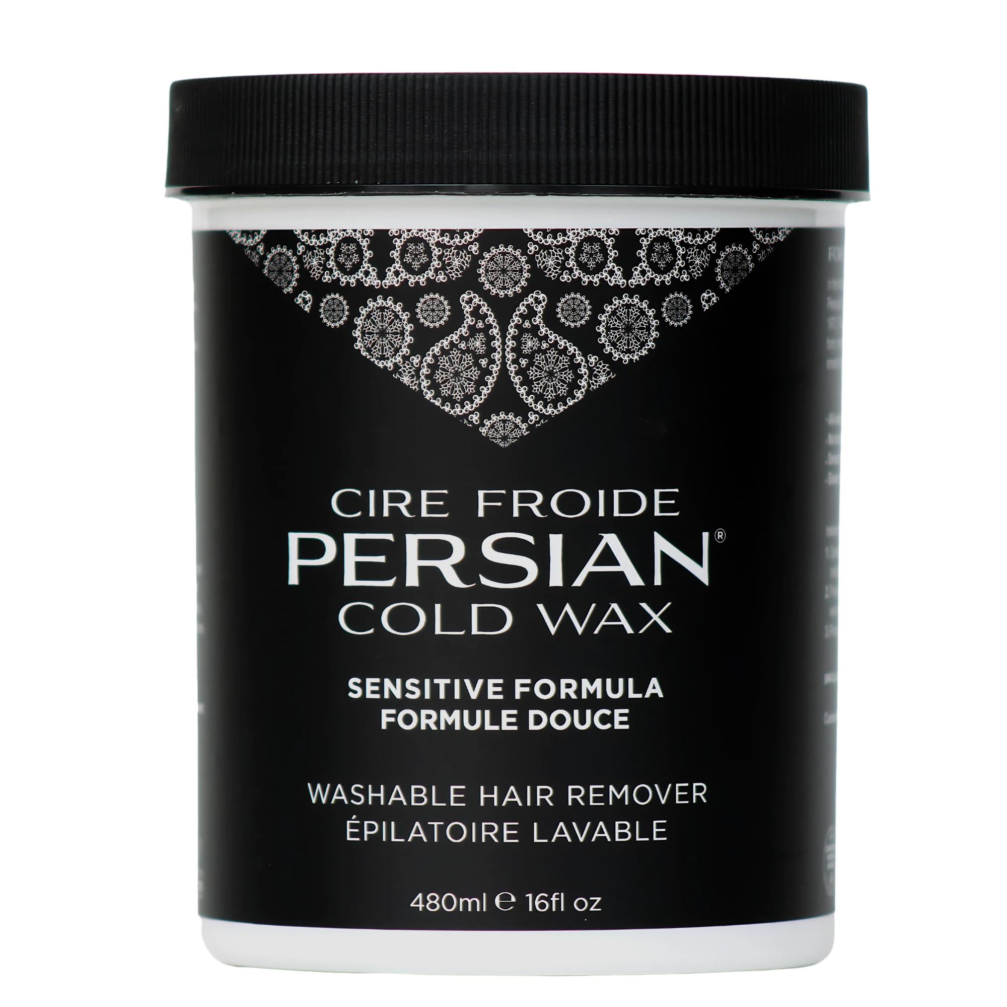 All-Natural Sugar Wax for Body Hair Removal - Persian Cold Wax 16 fl oz (480 ml)