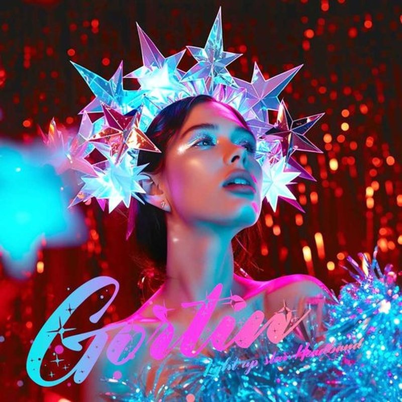 GORTIN Light up Star Headband LED Headpiece Carnival Festival Costume Hair Accessories for Women (Colorful)