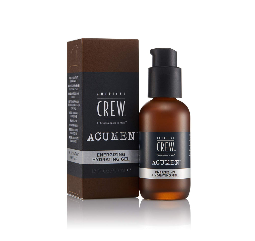 American Crew Men's Moisturizing Gel and Essential Travel Kit with Shampoo, Shave Cream, Gel by American Crew Acumen