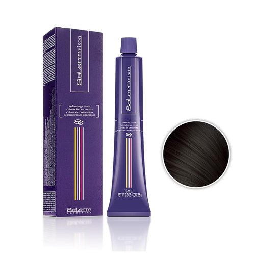 Salermvision Hair Coloring Cream - #3 Dark Brown, 2.3 Ounce | Long-Lasting Color & Shine