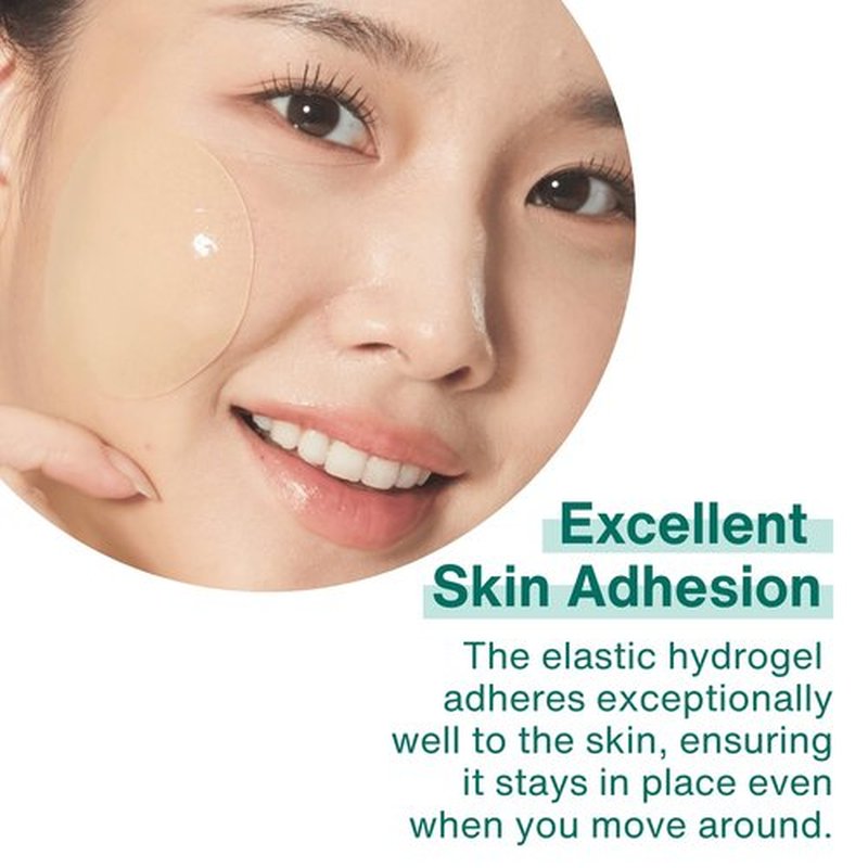 MANIA HOLIC Cheek Patch - Hydrogel Facial Toner Pads for Hydrating and Cooling Flushed Skin with Green Tea and CICA, Moisturizing Korean Skincare, 6.34 fl oz. (60 count)