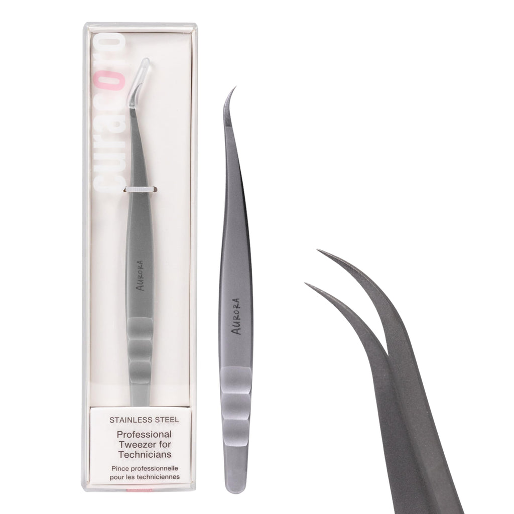 Curacoro Lash Tweezers, LashSmith Fine-Tipped Tweezer - Aurora