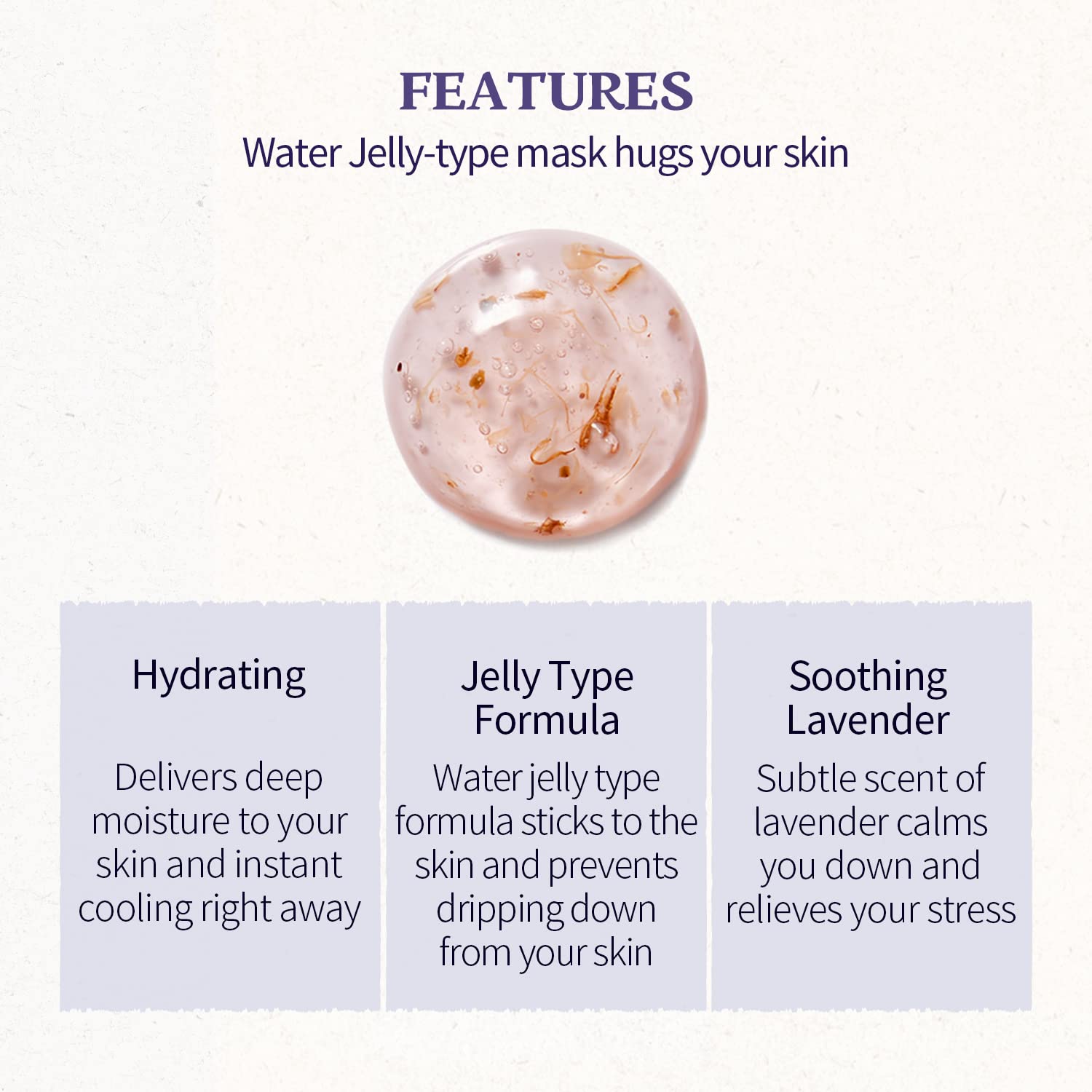 SKINFOOD Lavender Food Mask 120g (4.23 oz.) - Panthenol Contains Hydrating & Cooling Gel Wash-off Mask for Sensitive Skin, Natural Lavender Therapy, Shower-Proof Texture - Wash Off Exfoliating Mask