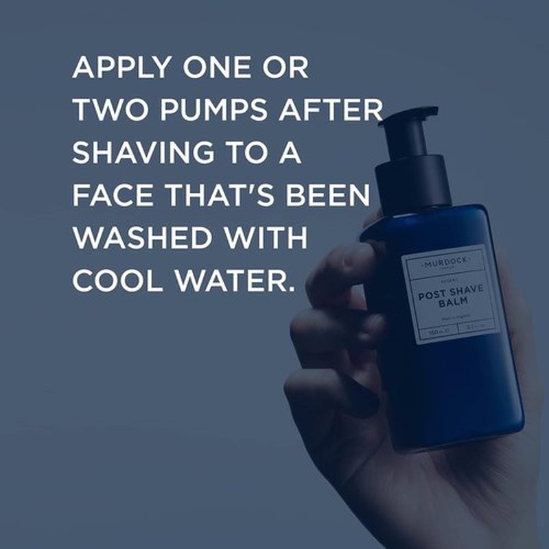 Murdock London Post Shave Balm - Lightweight Soothing Formula for Sensitive Skin | 5.1 oz / 150ml