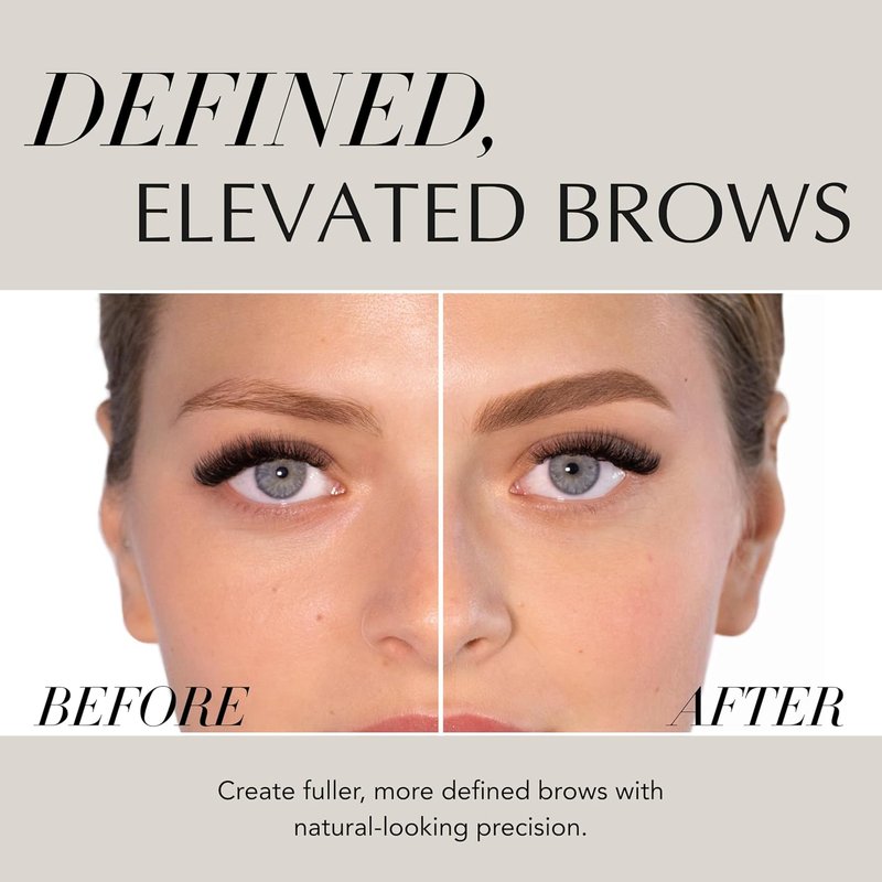 Xtreme Lashes Brow Pencil - Dark Brown, Waterproof & Smudge-Proof, Long-Lasting Vegan Makeup