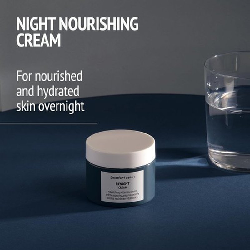 Comfort Zone Renight Nourishing Vitamin Cream - Hydrating Night Treatment for All Skin Types