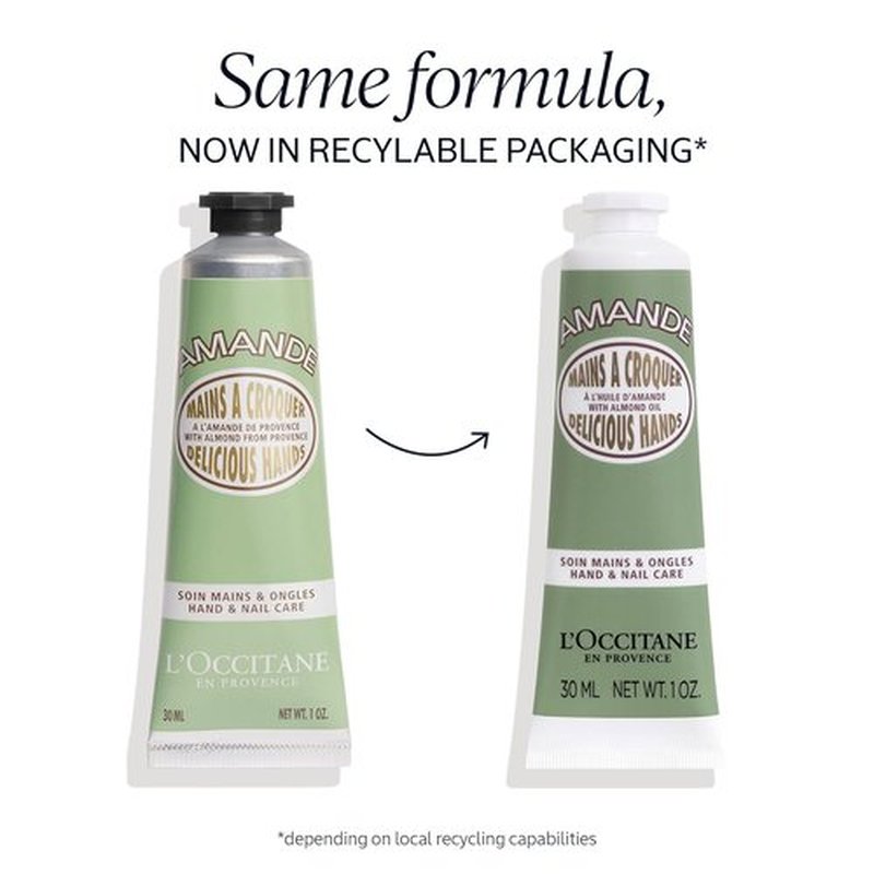 L’Occitane Almond Hand Cream - Hydrating & Nourishing Formula for Soft, Moisturized Skin | Vegan & Fast-Absorbing
