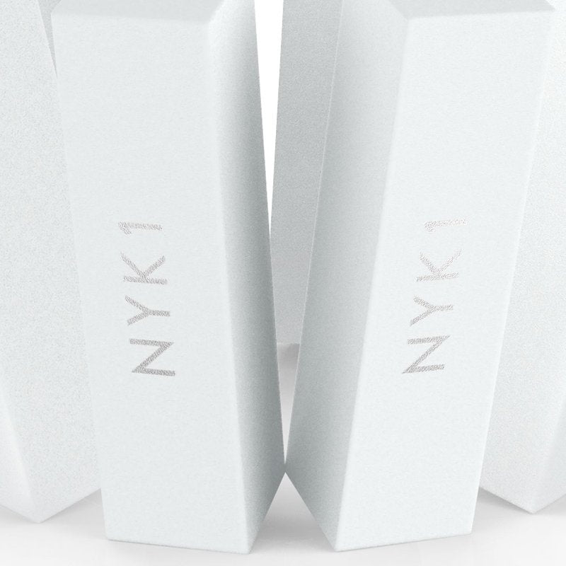 White Nail Buffer Sanding Block - (Pack of 10) NYK1 Professional Salon Quality Grit Nail Buffer File for Sanding, Filing Natural, Shellac or Acrylic Gel Nails