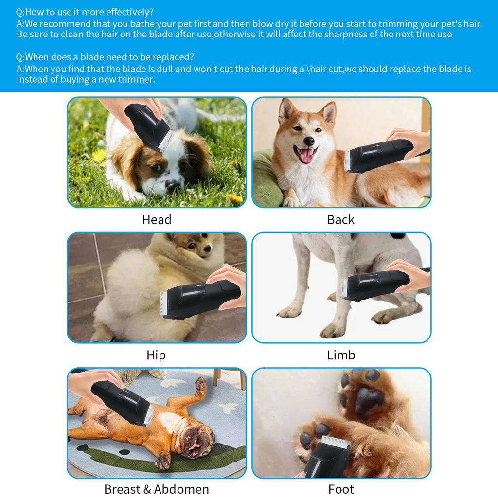 40# Dog Grooming Ceramic Blades,Compatible with Andis,Oster A5,Wahl KM10