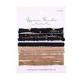 Gypsea Bands Hair Tie Bracelets for Men, Women & Kids - Set of 10 (Bali)
