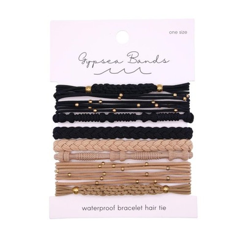Gypsea Bands Hair Tie Bracelets for Men, Women & Kids - Set of 10 (Bali)