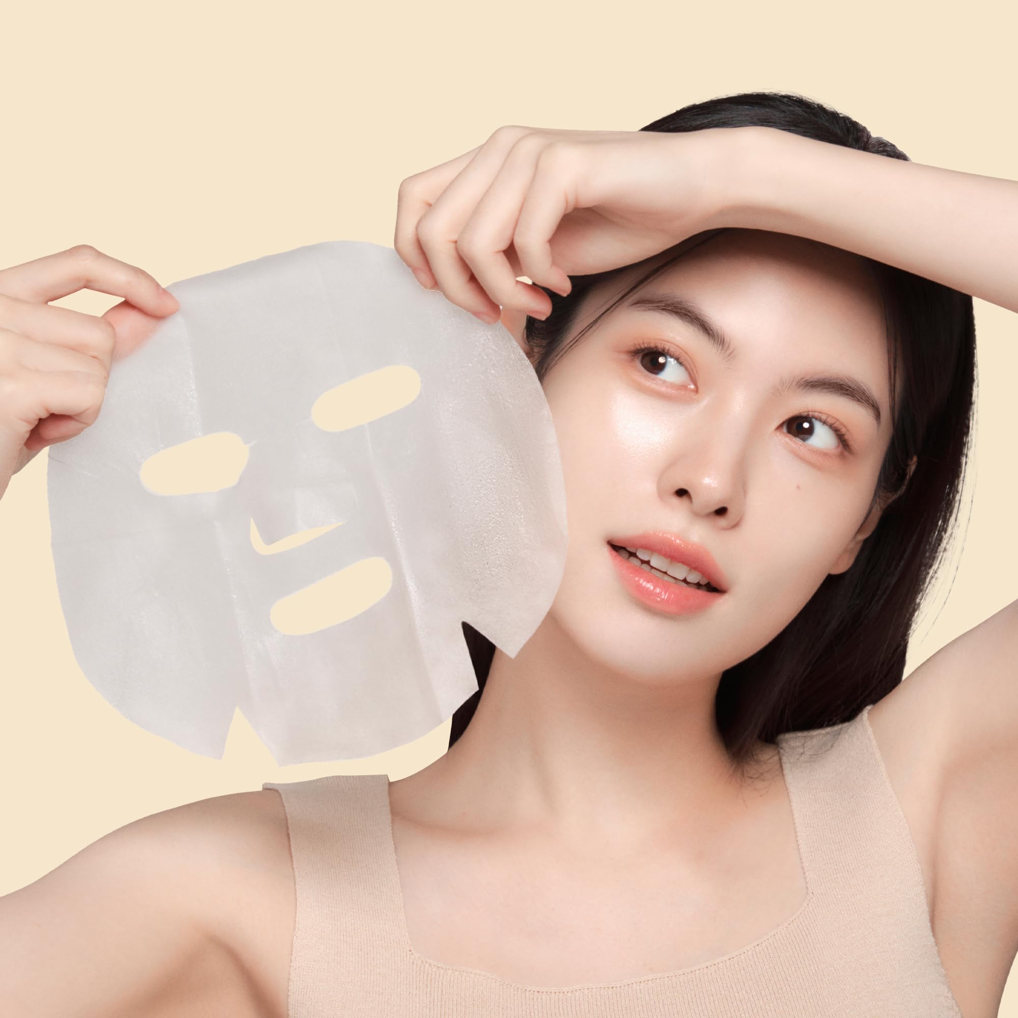 Genabelle Glutathione Ampoule Mask - Lightweight, Intensive Exfoliating, Firming, Hydrating, Moisturizing Mask Sheet 5pcs