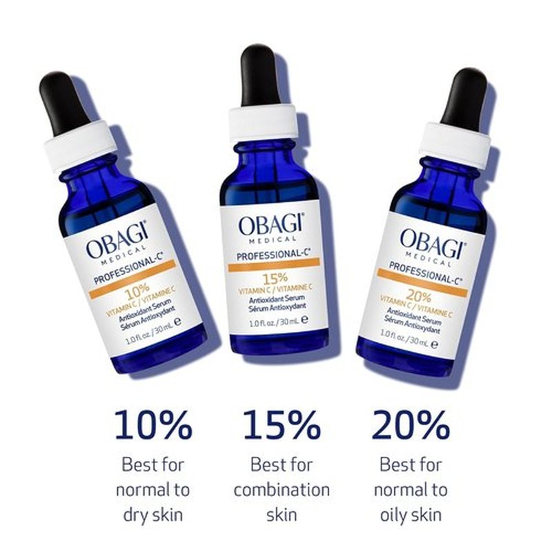 Obagi Medical Vitamin C Serum - Brightens Skin Tone & Reduces Fine Lines - Ideal for Sensitive Skin