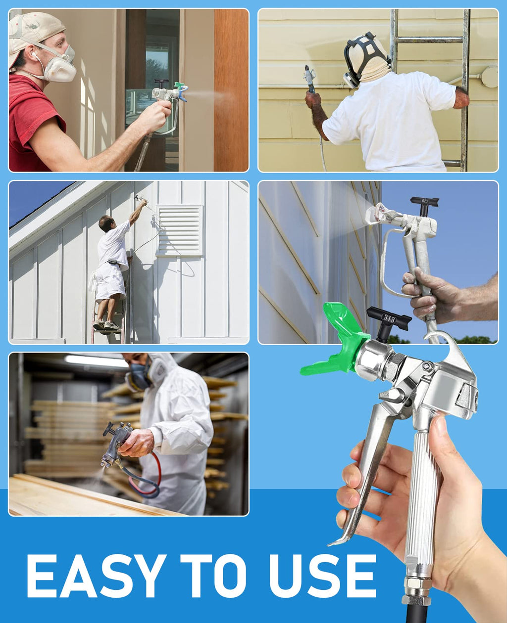 Spray tip Reversible Sprayer Tips Airless Paint Sprayer Nozzle Tips