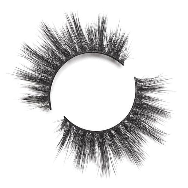 Lilly Lashes 3D Miami Faux Mink Strip Eyelashes, False Eyelashes Dramatic Look, Reusable False Lashes, Fake Lashes Pack, Lash Strips with Luxury Silk Like Fibers, No Lash Glue Included