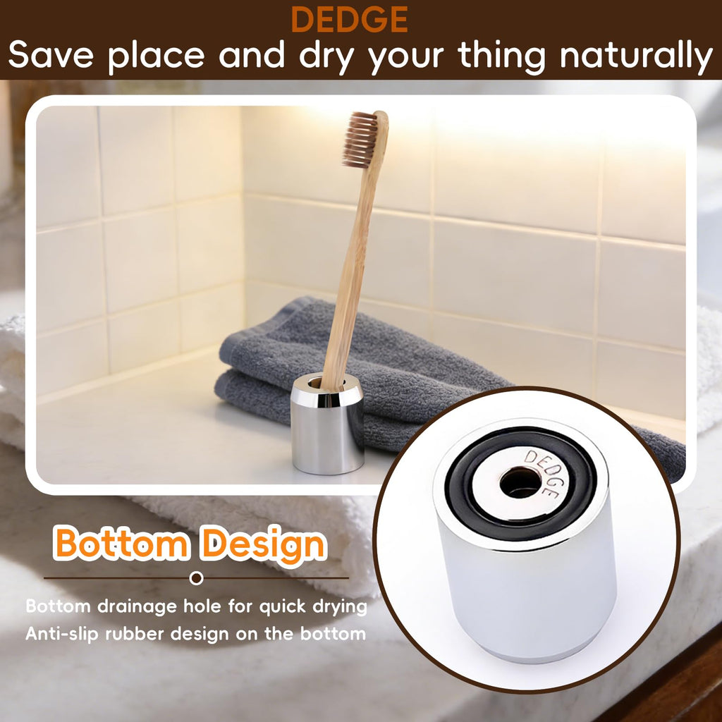 DEDGE Safety Razor Alloy Stand-Razor Holder Stand-Double Edge Safety Razor Stand-Shaver Holder For Bathroom Accessory-Opening dimension is 1.7cm/0.67"