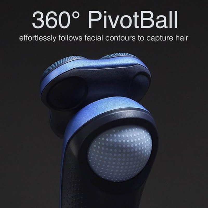 Remington Limitless X7 Shaver - Titanium Blades & Power Sense Tech | Advanced Foil Rotary Electric Shaver for Sensitive Skin, 100% Waterproof