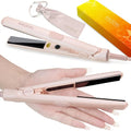 ANGENIL Ultra Mini Hair Straightener Flat Iron for Short Hair, 0.7 Inch Ceramic Dual Voltage Hair Straightener, Small Flat Iron Edges with Silicone Heat Resistant, Fast Heating (280℉- 320℉ -380℉)