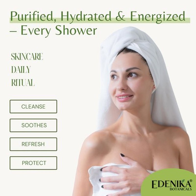 EDENIKA BOTANICALS Tea Tree Oil Body Wash, Cleanses & Relieves Itchy Skin, Soothes Jock Itch, Acne & Ringworm, Shower Gel for Dry and Sensitive Skin, Women & Men, Organic & Natural, 16 fl oz, 2-Pack