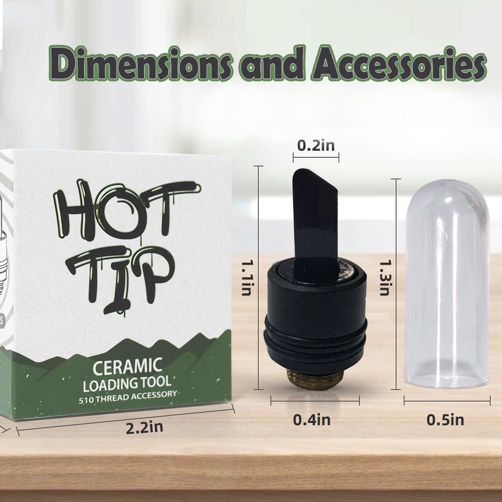 Ceramic Heating Head Heating Multi-Tool for Slicing Wax or Viscous Oil etc, （All Black）
