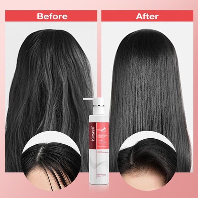 Karseell Volume Shampoo, Lightweight Volume Shampoo For Fine Hair, Adding volume to flat hair 200ml