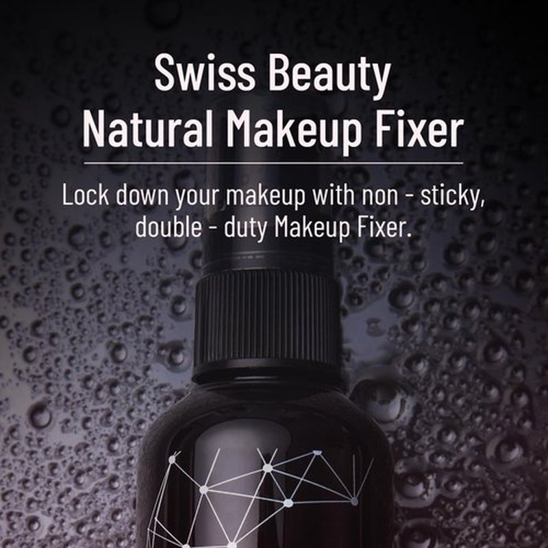 Swis-Beauty Makeup Setting Spray - Long-Lasting Natural Dewy Finish with Vitamin E & Aloe Vera | 70 ml