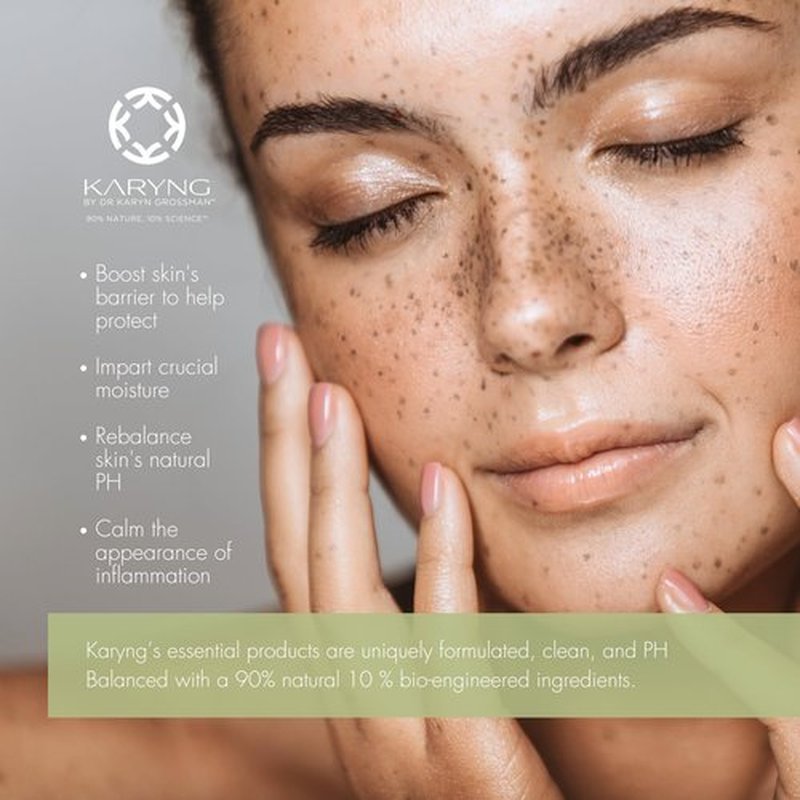 KARYNG Replenishing Cleanser, Natural and Organic Face Wash, Gentle Facial Cleanser with Coconut Oil, Hydrating and Soothing Daily Face Cleanser, 3.4oz