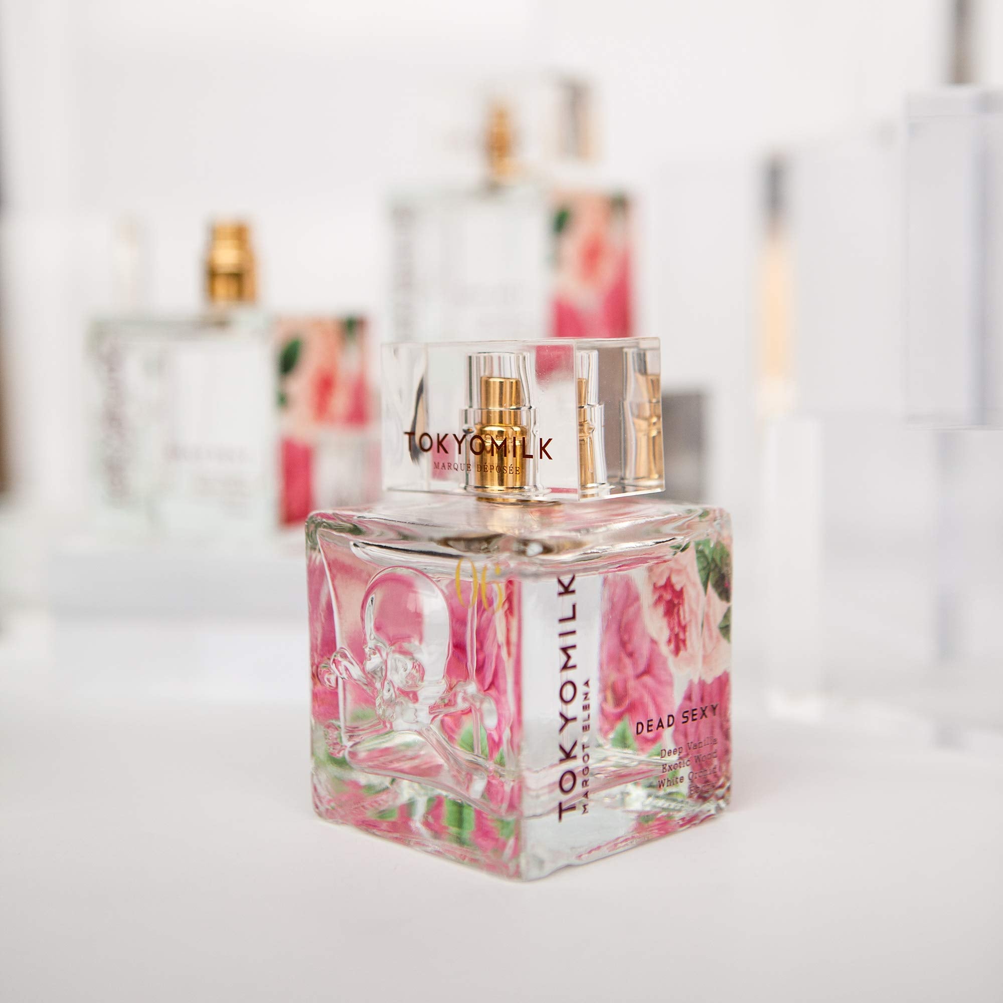 TOKYOMILK Dead Sexy Embossed Eau de Parfum, 3.4 fl oz, 100 ml, Luxury Spray Fragrance for Women, Signature Ladies Scent, Beauty & Self Care Essentials, Functional & Beautiful Vanity Decor