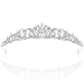 TOBATOBA Silver Tiara Crowns for Women Girls Wedding Tiara Princess Tiara for Wedding Prom Quinceanera Birthday Crown Halloween Hair Accessories