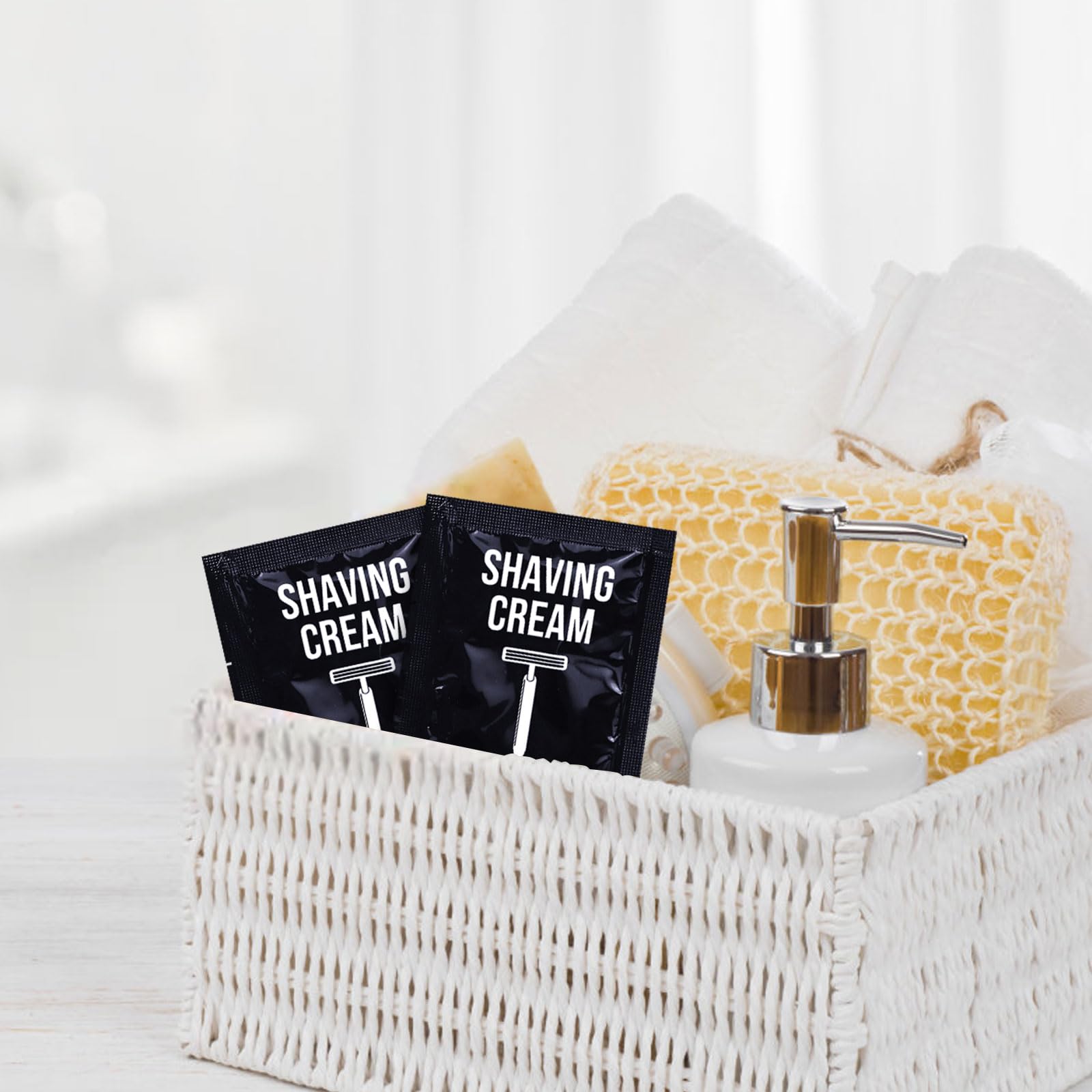 0.28fl oz Travel Shaving Cream Bulk,Disposable Shaving Cream in Bulk