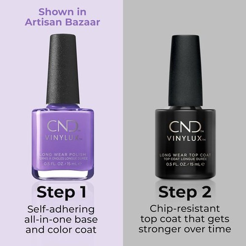 CND Vinylux Nail Polish - Longwear Purple Color with Gel-Like Shine | Chip Resistant, 0.5 Fl Oz