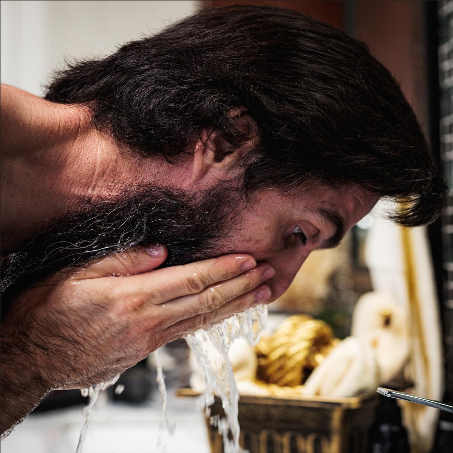 The Beard Struggle Greenlander Bundle Beard Kit - Includes Beard Cream, Beard Balm, Beard Night Oil, Beard Day Oil, Beard Wash & Beard Conditioner - Gold Collection - Valhalla's Gates