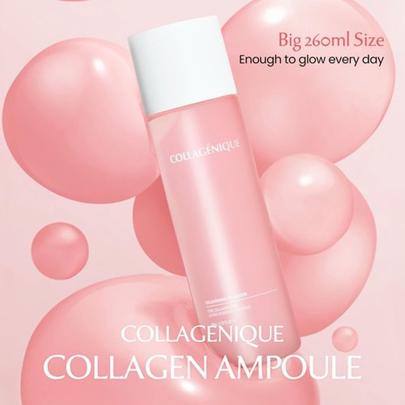 NEOGEN Collagenique Pure Collagen Core Lifting Essential Ampoule 8.79 oz / 260ml - Core Lifting7 Collagen Vita Complex, Collageneer, Vitamin B12, Elasticity, Moisturizing, Korean Skin Care