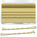 2.76'' Large Bobby Pins Blonde, AITRAI 240PCS Jumbo Hair Bobby Pins Big Gold Long Hair Pins for Women Thick Hair with Box