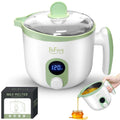 Candle Melting Pot Electric Wax Melter for Candle DIY Making with Pouring Spout, Non-Stick Candle Making Pouring Pot Soap Making Melting Pot with Digital Display, Constant Temperature Function(White)