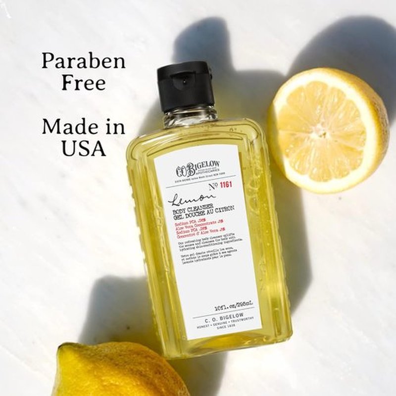 C.O. Bigelow Apothecary Bodycare Gift Set - Lemon Body Wash & Moisturizing Lotion | 10 Fl Oz, Set of 2